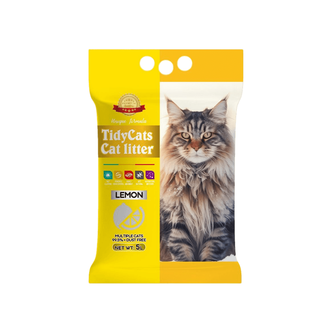TidyCats Bentonite Cat Litter Lemon 5L