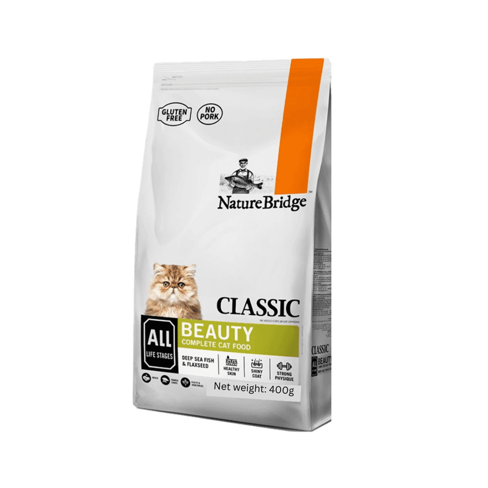 Nature Bridge Classic Beauty Complete Cat Food for All Life Stages 400g