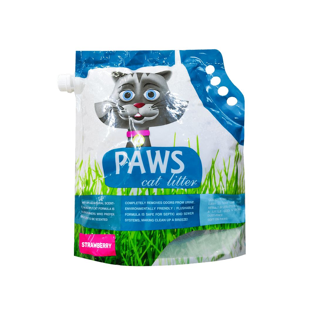 Paws Clumping Cat Litter Strawberry 5L