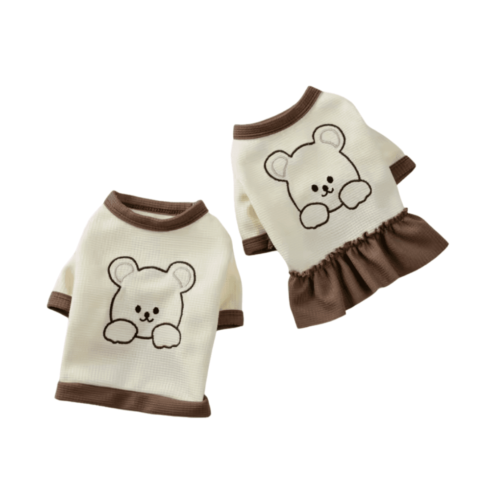 Sophisticated Cartoon Wool Pet Dress Frock/T-shirt