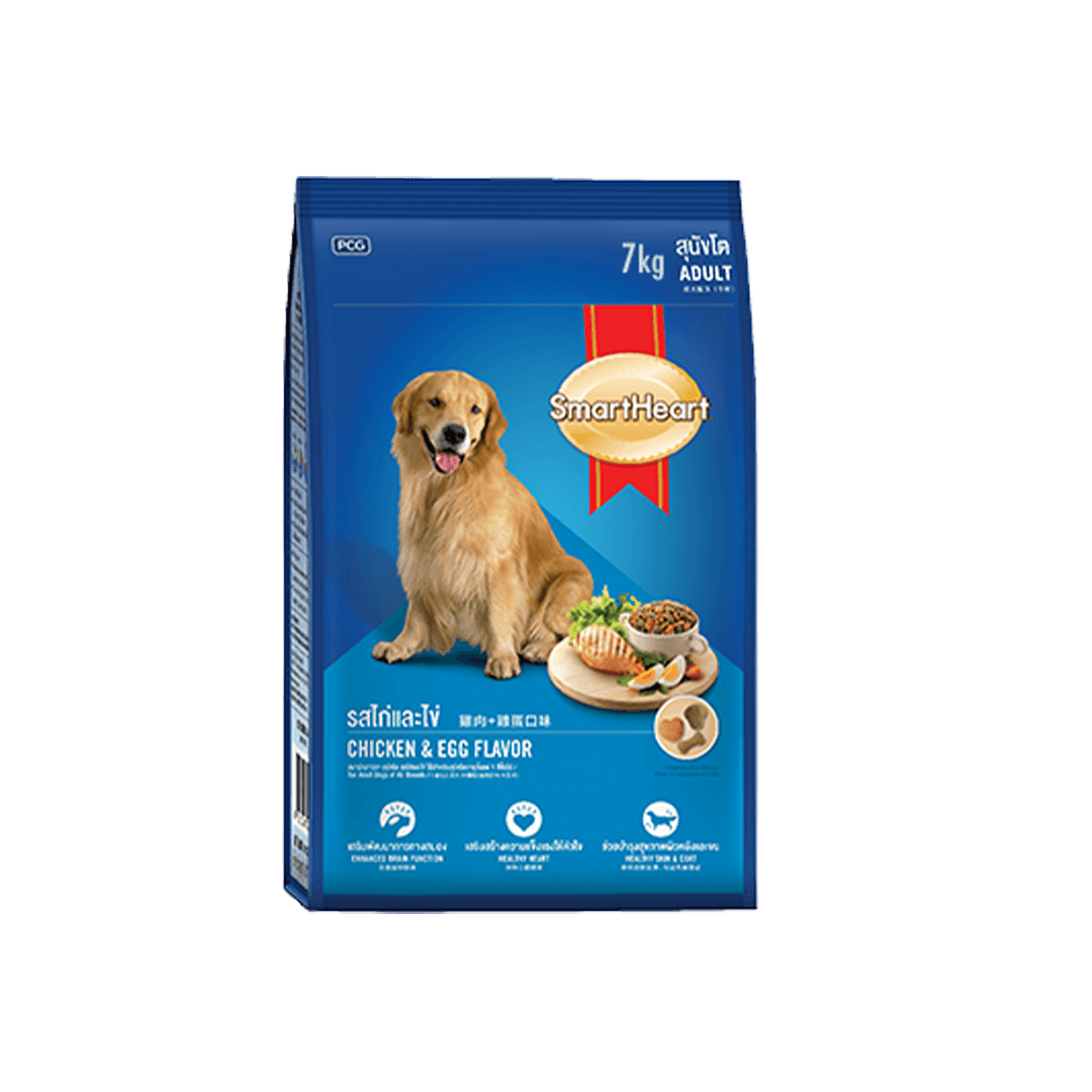 SmartHeart Adult Dog Food Chicken & Egg 7kg